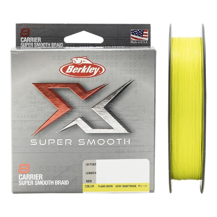 Berkley X8 Braid Line 150 Metre Spool Flame Green