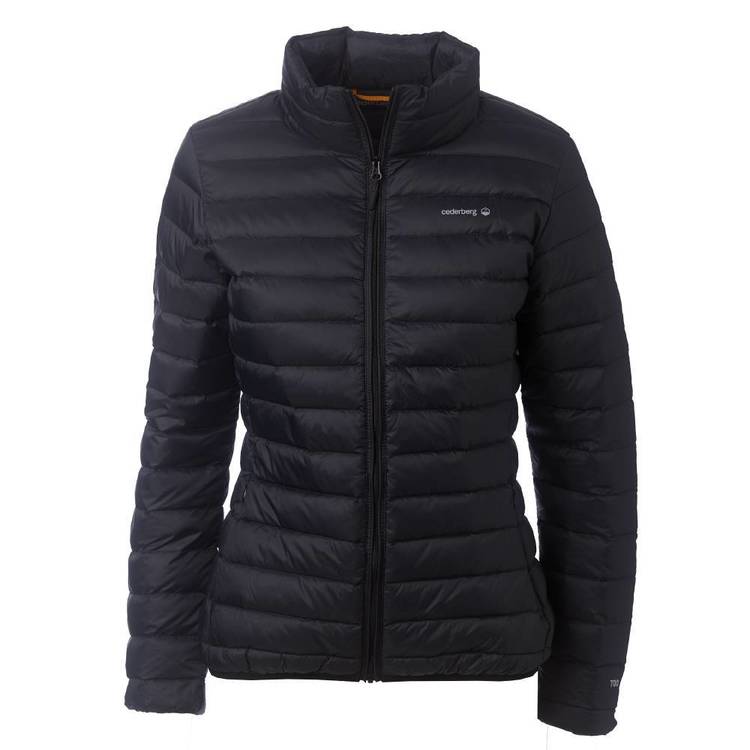 Cederberg Women's Super Goose Lightweight Puffer Jacket Black