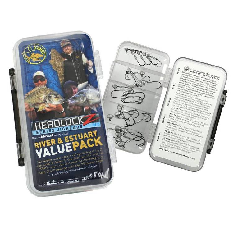 Tackle Tactics HeadlockZ HD Jig Heads Value Pack Alloy
