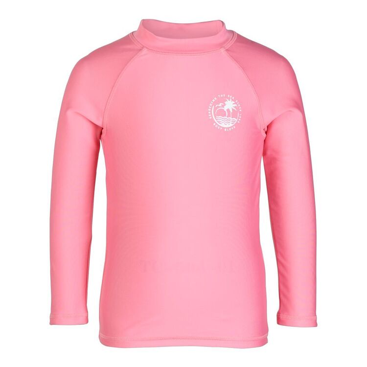 Body Glove Kids' Long Sleeve Search The Sea Rash Vest Pink