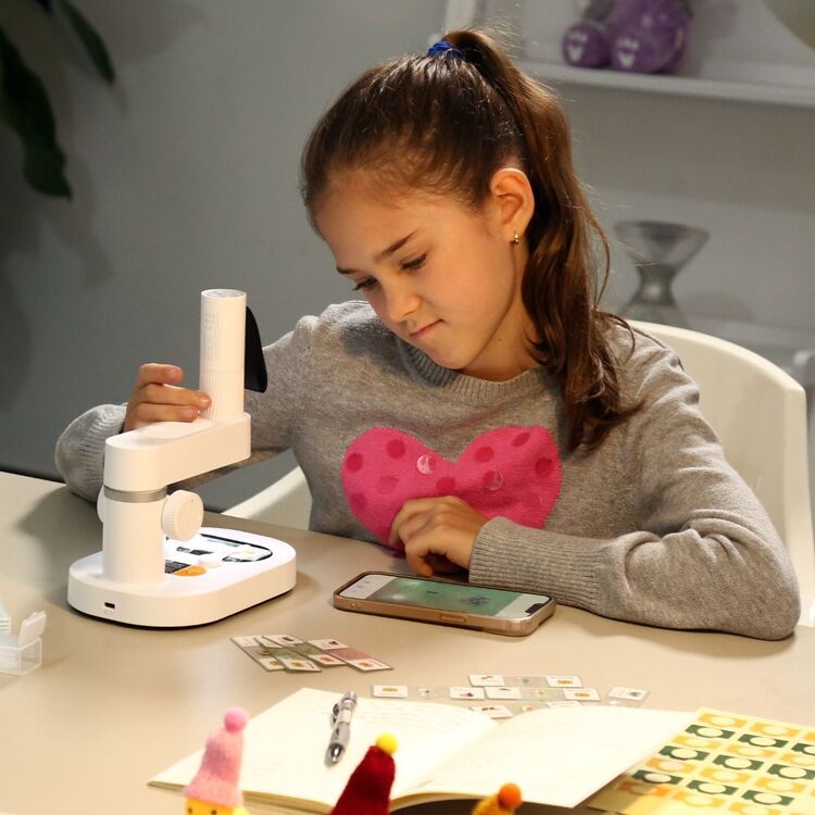 BEAVERLAB Smart Digital Microscope Kit White