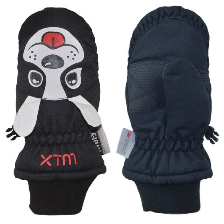 XTM Kids' Dog Puppet Mitts Black