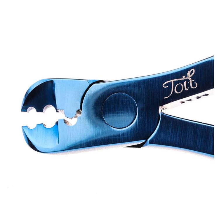 Toit Stainless Steel Crimpers Blue
