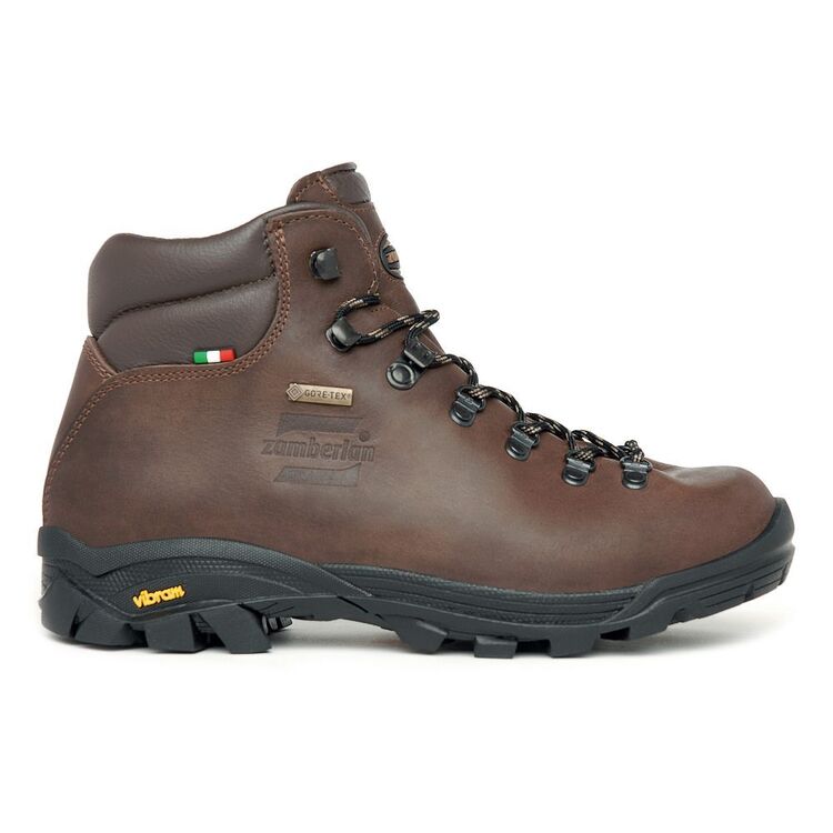 Zamberlan Men's New Trail Lite GTX Mid Hiking Boots Waxed Chestnut