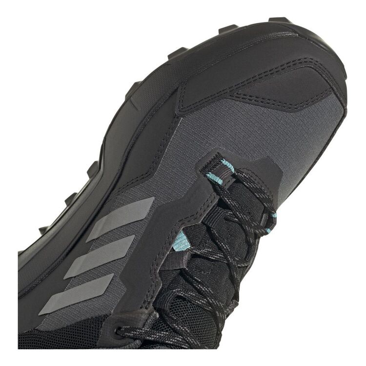 adidas Women's Terrex AX4 Gore-Tex Trail Shoes Core Black, Grey Three & Mint
