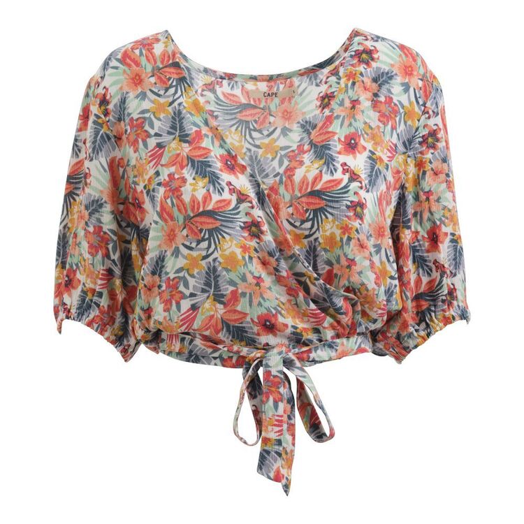 Cape Women's Eden Short Sleeve Shirt Tropical