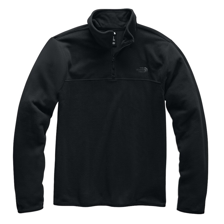 The North Face Men's Glacier Quarter Zip Fleece Top TNF Black