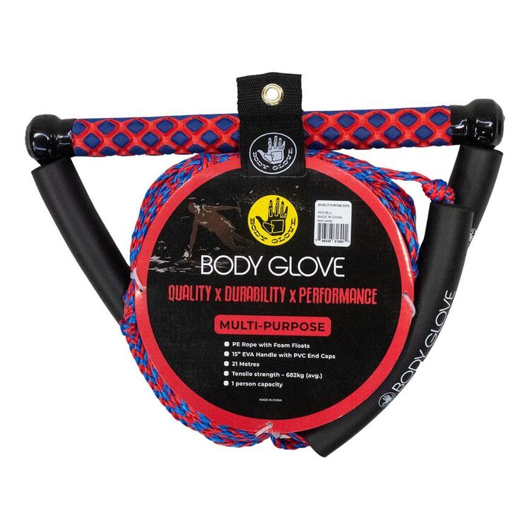 Body Glove Multipurpose Tow Tube Rope Red & Blue