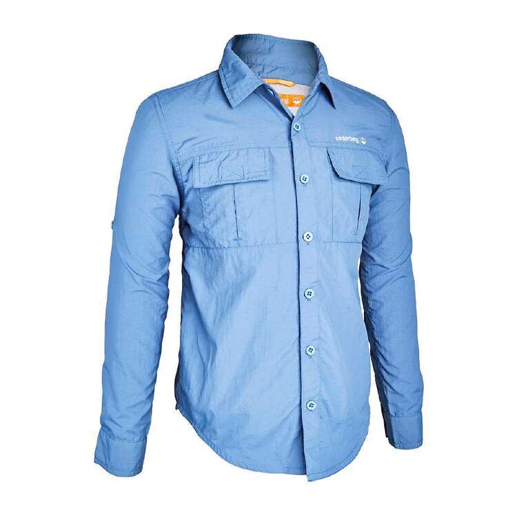 Cederberg Boys Roll Up Shirt Navy