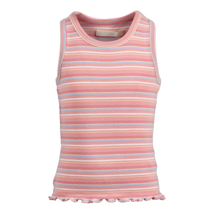 Trip In A Van Kids Knit Tank Multicoloured