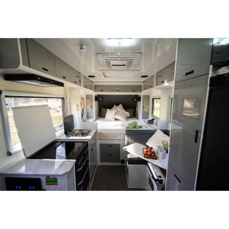 Austrack Gibb 16 Series 3 Hybrid Camper Grey