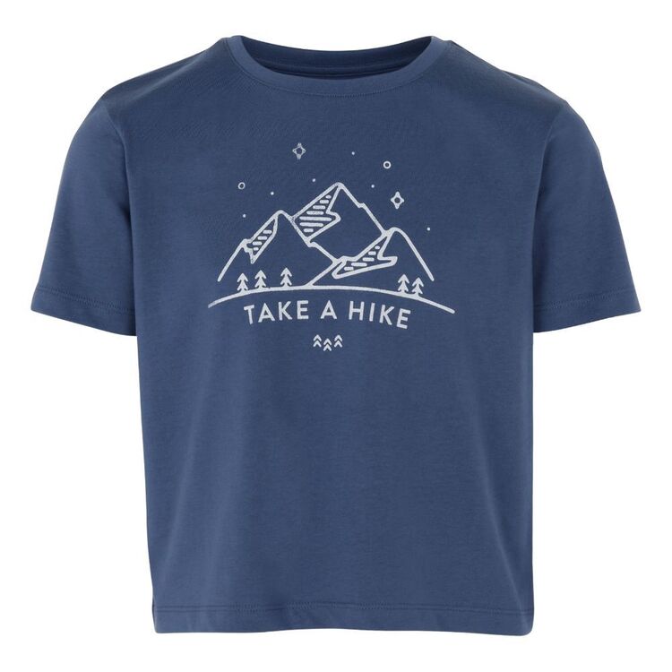 Cape Youth Girls Take A Hike Tee Blue