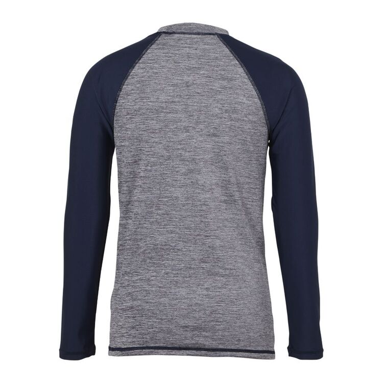 Body Glove Youth Marle Long Sleeve Rash Vest Grey