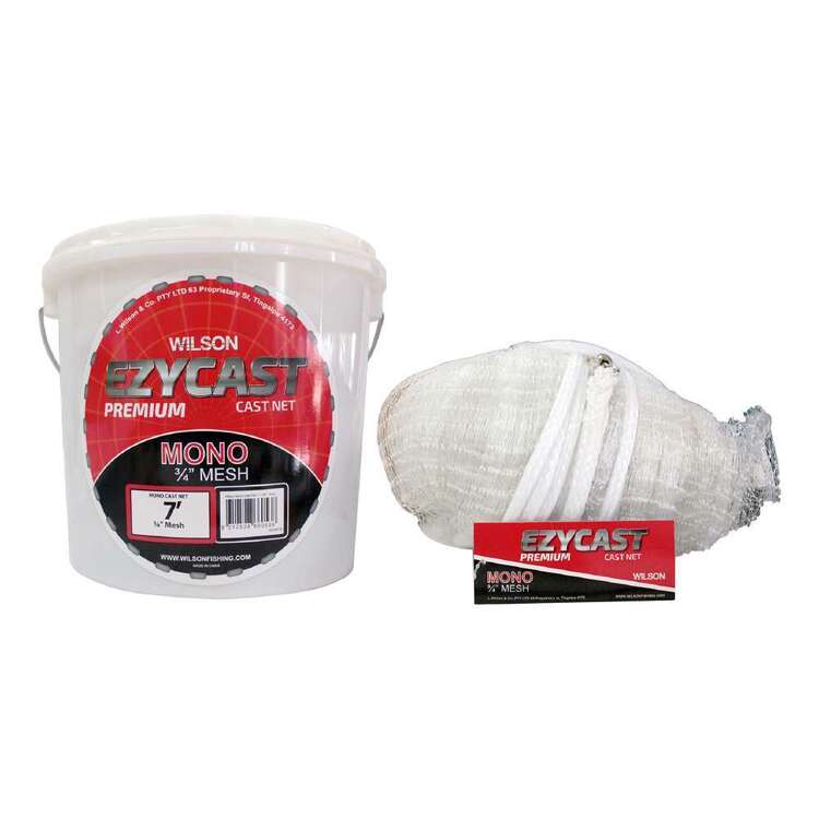 Wilson Ezy Cast Mono Cast Net 6' x 3/4'' .3mm Clear