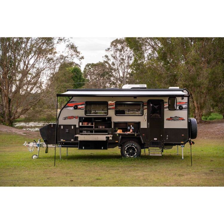 Austrack Gibb 16 Series 3 Hybrid Camper Grey