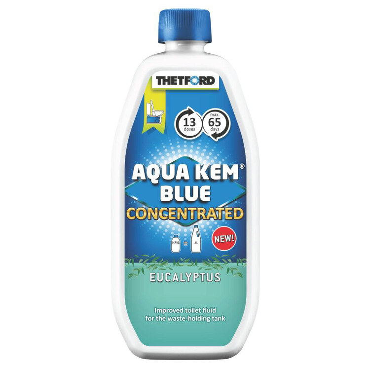 Thetford Aqua Kem Concentrate Blue Eucalyptus 780mL Blue 780 mL