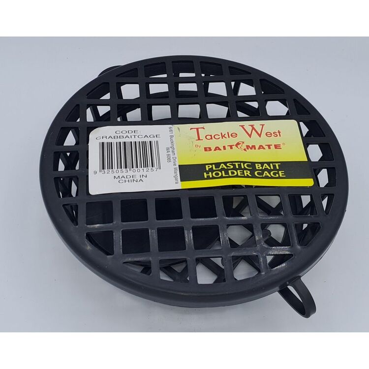 Tackle West Plastic Crab Bait Cage Black 60 g