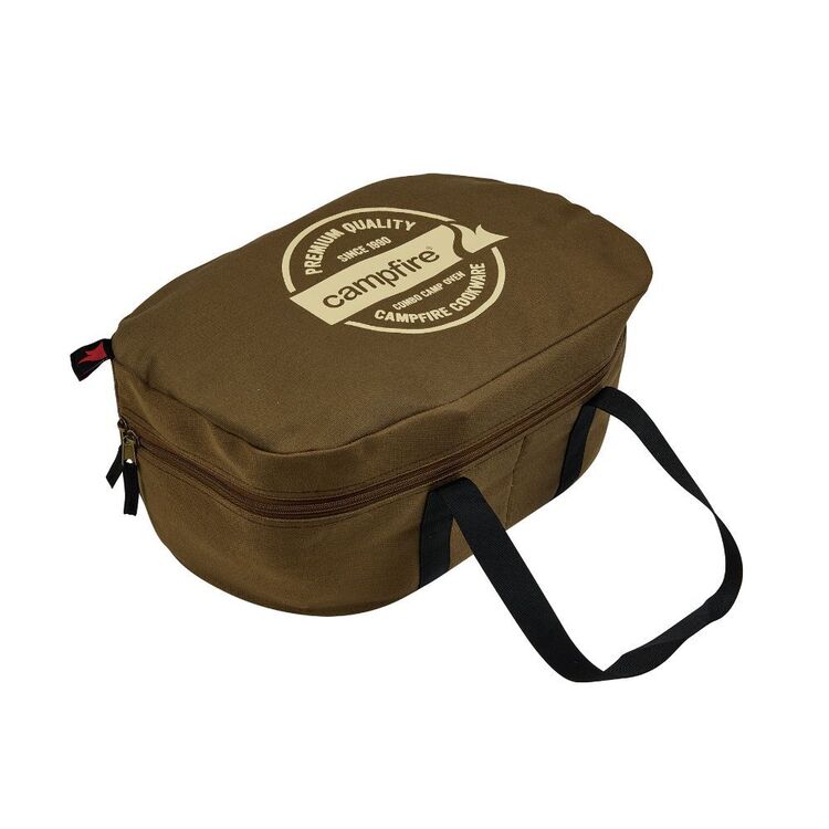 Campfire Cast Iron Oval Camp Oven Storage Bag Black