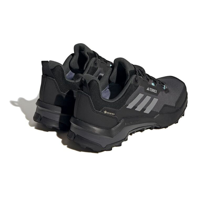 adidas Women's Terrex AX4 Gore-Tex Trail Shoes Core Black, Grey Three & Mint