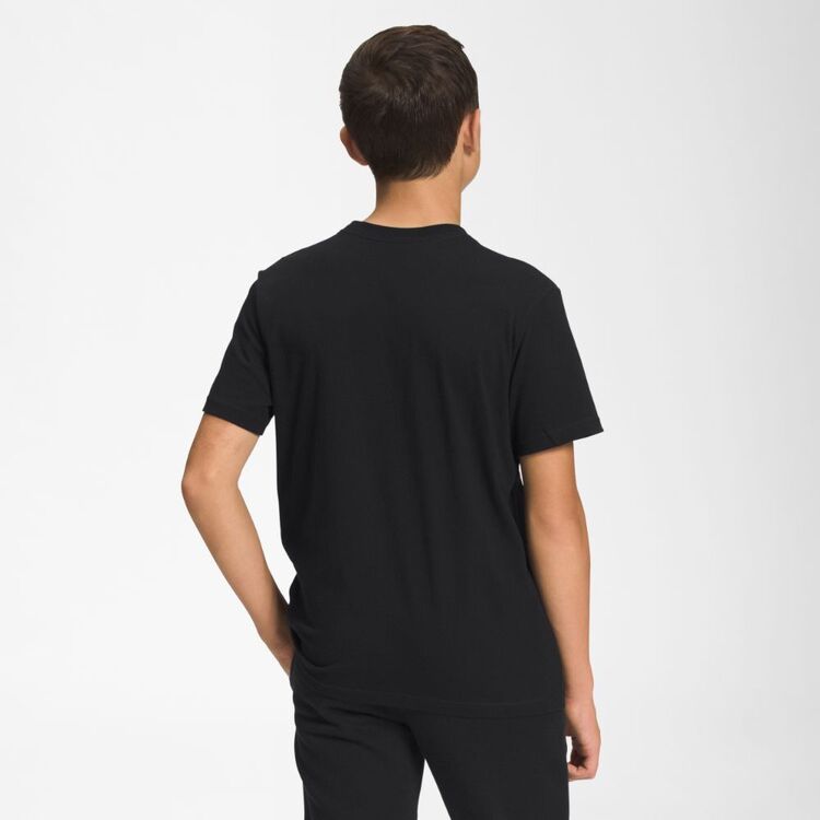 The North Face Boys Short Sleeve Graphic Tee TNF Black & TNF White