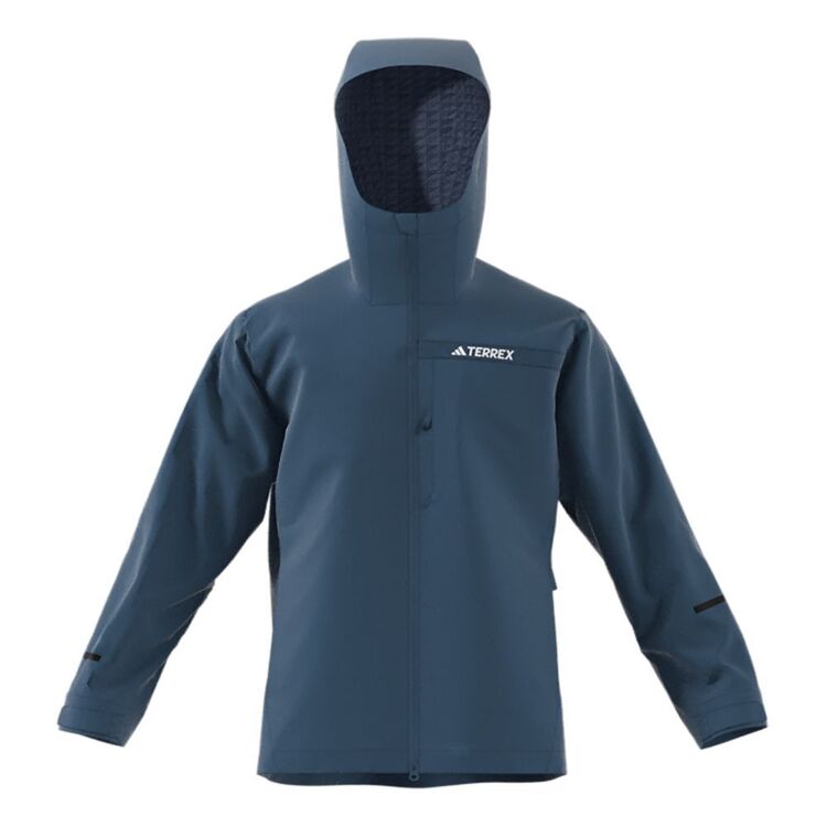 adidas Men's Terrex Multi Rain Jacket Steel/White