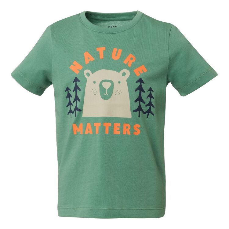 Cape Kids Boys Nature Matters Tee Green