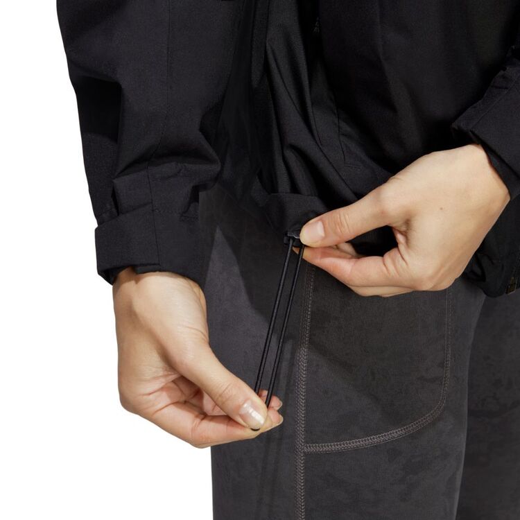 adidas Women's Multi 2 Layer Rain Jacket Black