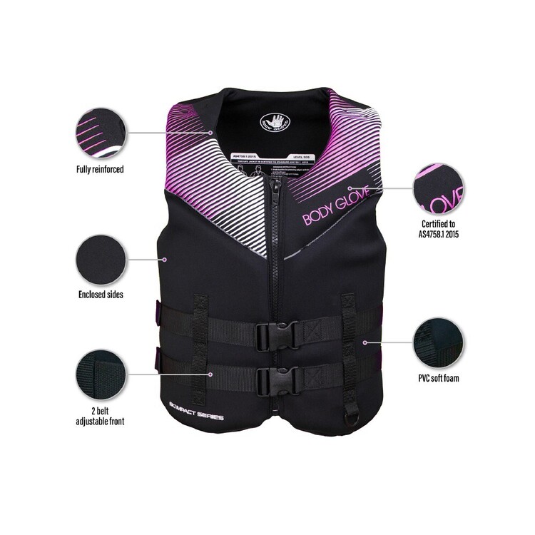Body Glove Adult L50S Neoprene PFD Pink