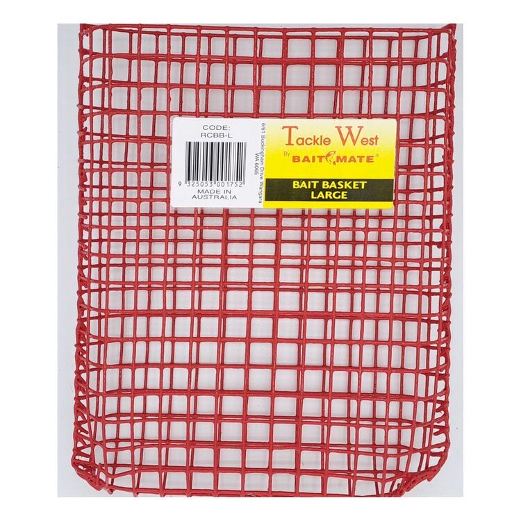 Tackle West Large Red Cray Bait Basket Blue 90 g