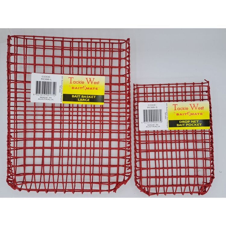 Tackle West Large Red Cray Bait Basket Blue 90 g