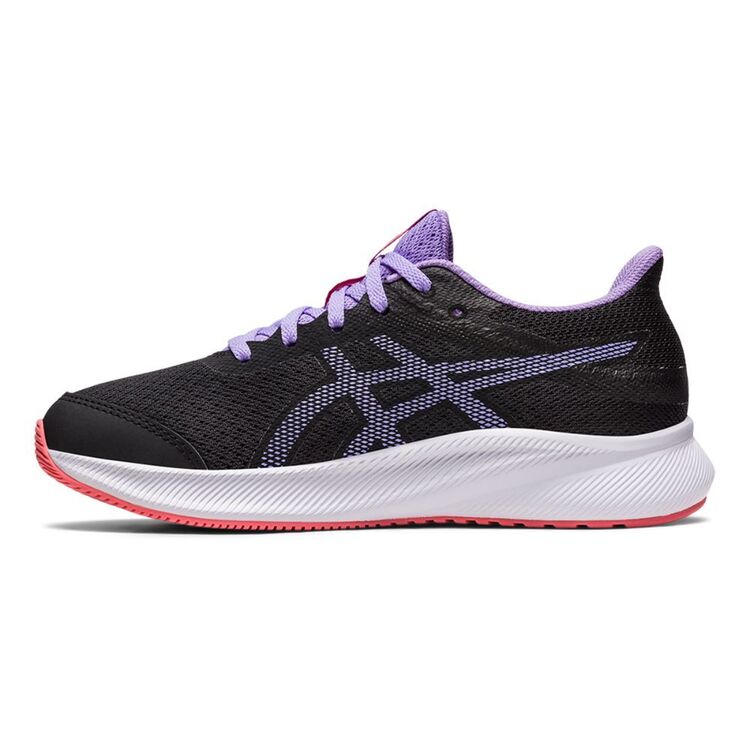 ASICS Kid's Patriot 13 Grade School Runners Black & Digital Violet