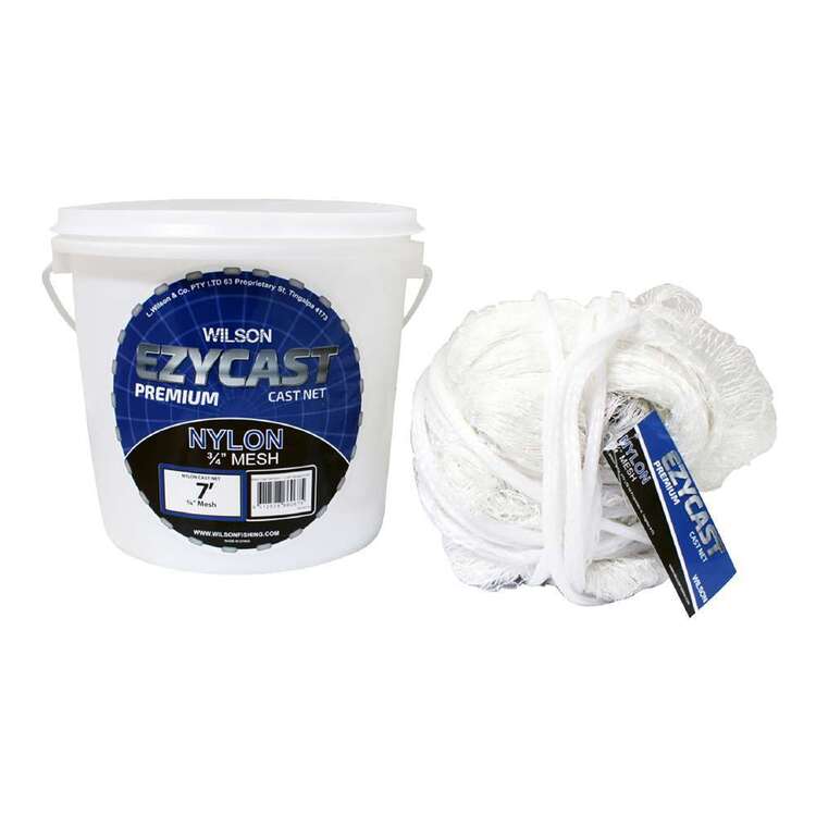 Wilson Ezy Cast Net Nylon 7' x 3/4'' with Lead 210/6 Clear