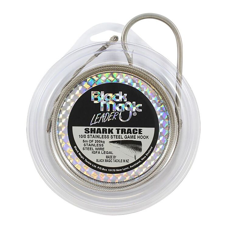 Black Magic Wire Shark Trace Rig Black