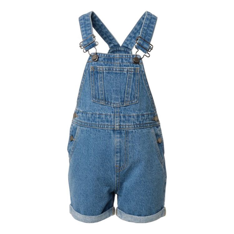 Cape Kids Girls Dungarees Demin Blue