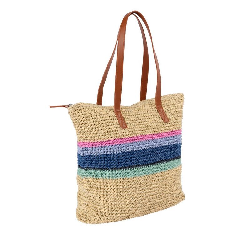 Body Glove Women's Stripe Beach Bag Natural / Stripe One Size