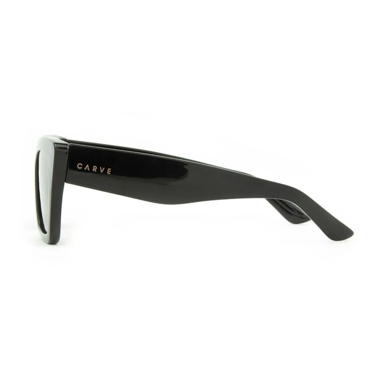 Carve Tahoe Sunglasses Gloss Black & Grey Polarised One Size Fits Most