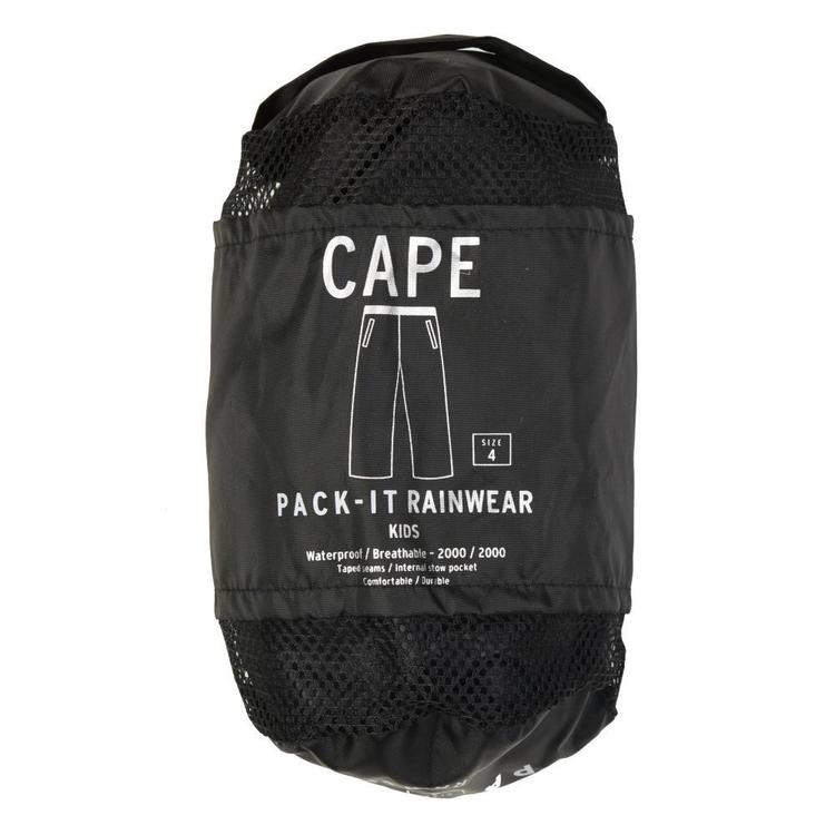 Cape Kids' Pack It Pants Black