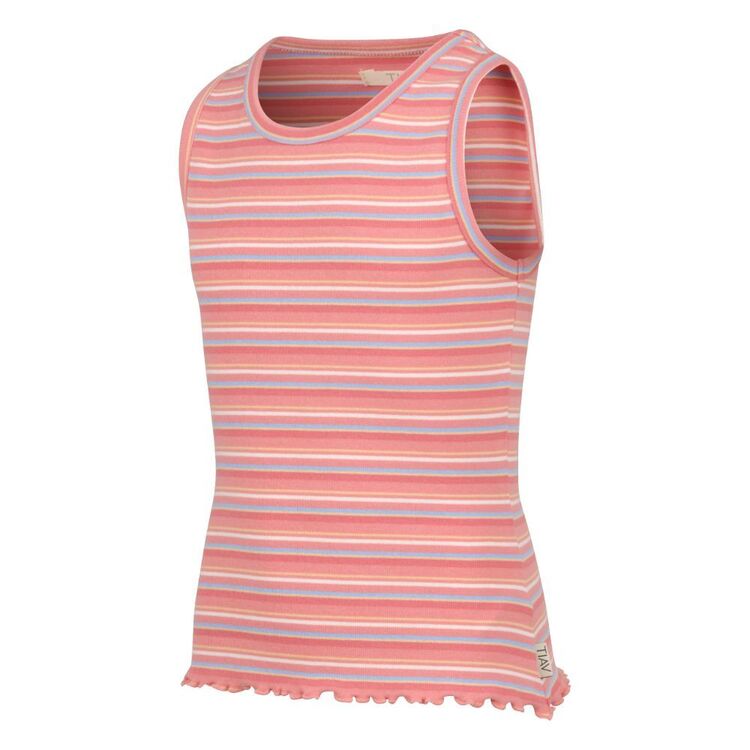 Trip In A Van Kids Knit Tank Multicoloured