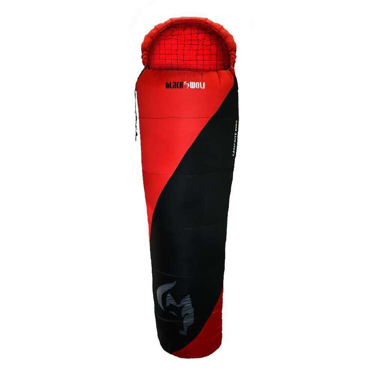 BlackWolf Campsite Kids -5 Sleeping Bag True Red