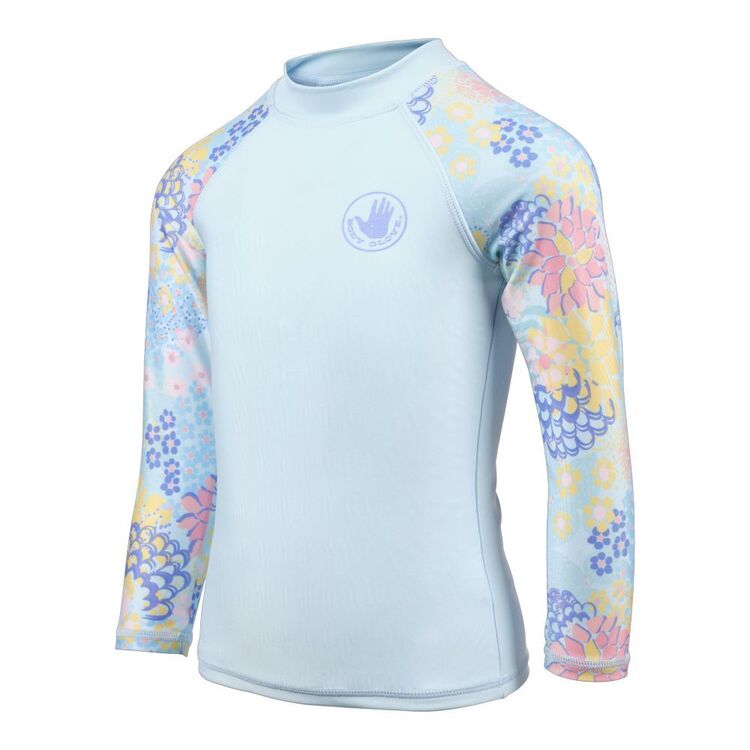 Body Glove Kids Dawn Squad Long Sleeve Rash Vest Aqua