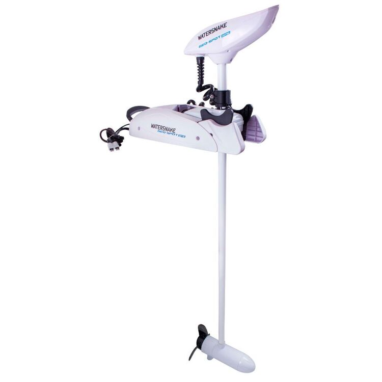 Watersnake Geo-Spot GPS 54IN Bow Mount Electric Motor White 65 lb