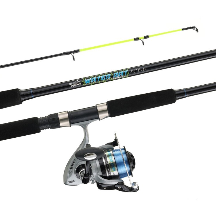 Jarvis Walker Water Rat V 6'6" 2pc 4-7kg 6000 Boating Combo
