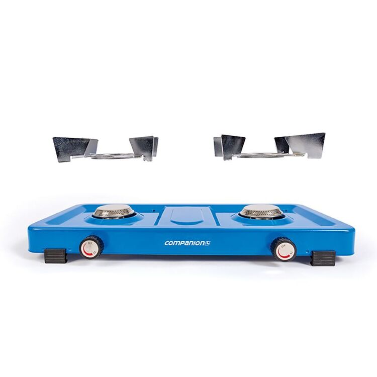 Companion Double Propane Stove Blue