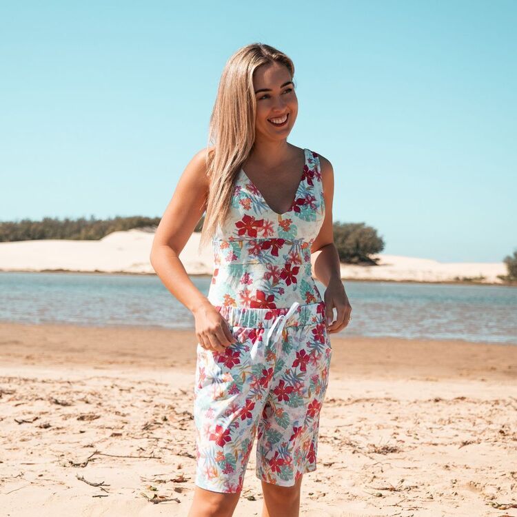 Body Glove Women's Floral Wave Board Shorts Print