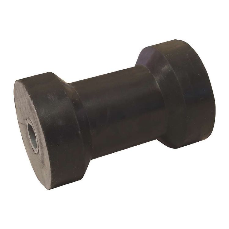 Ark Black Rubber 4 1/2'' Keel Roller Black 4.5 in