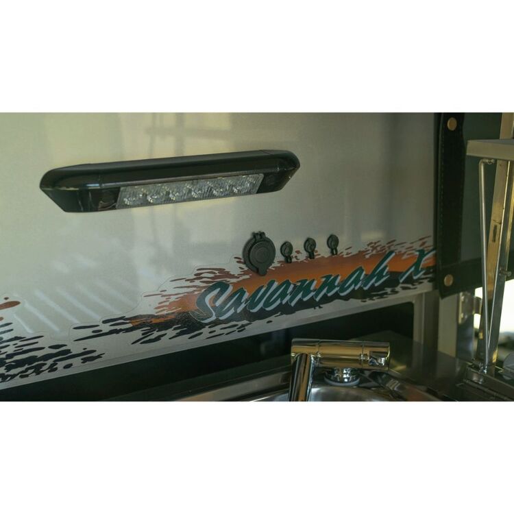 Austrack Savannah X Forward Fold Rear Slide Camper Trailer Grey