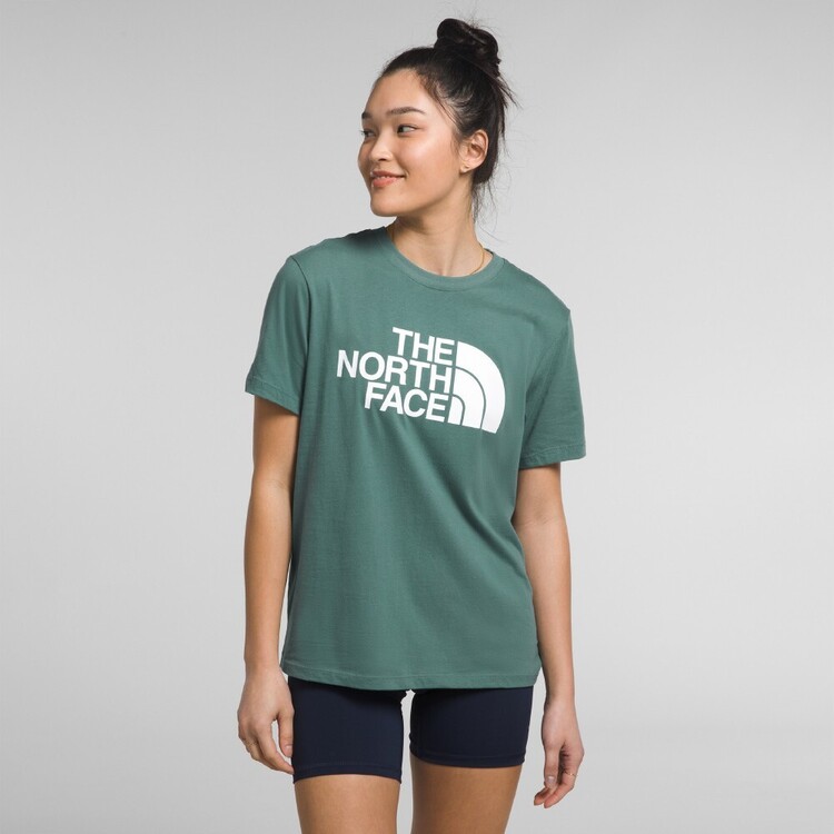 The North Face Women's Short Sleeve Half Dome Tee Dark Sage