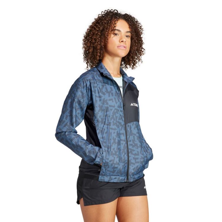 adidas Women's Trail Wind Jacket Wonder Steel/Black