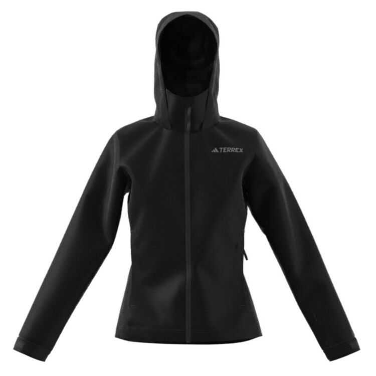 adidas Women's Multi 2 Layer Rain Jacket Black
