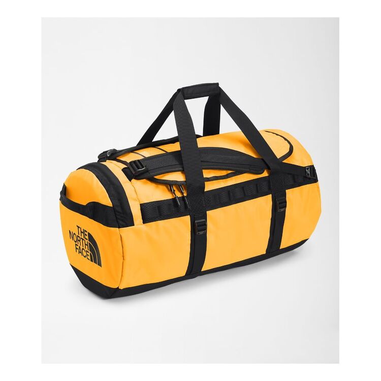The North Face Medium Black & Gold Base Camp Duffle Bag Gold & Black Medium